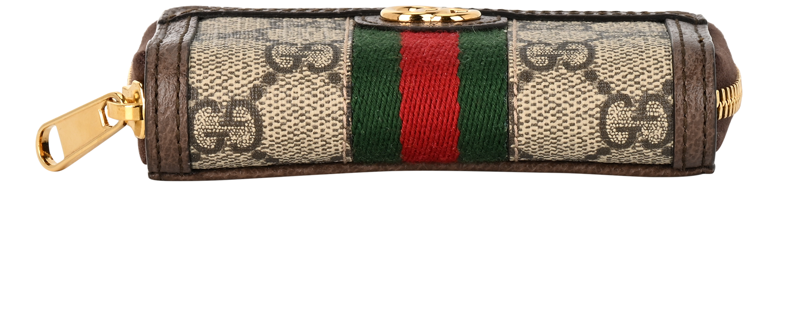 Gucci Ophidia Coin Zip Wallet, &pound;250, Accessories, Brown, Canvas, Top view